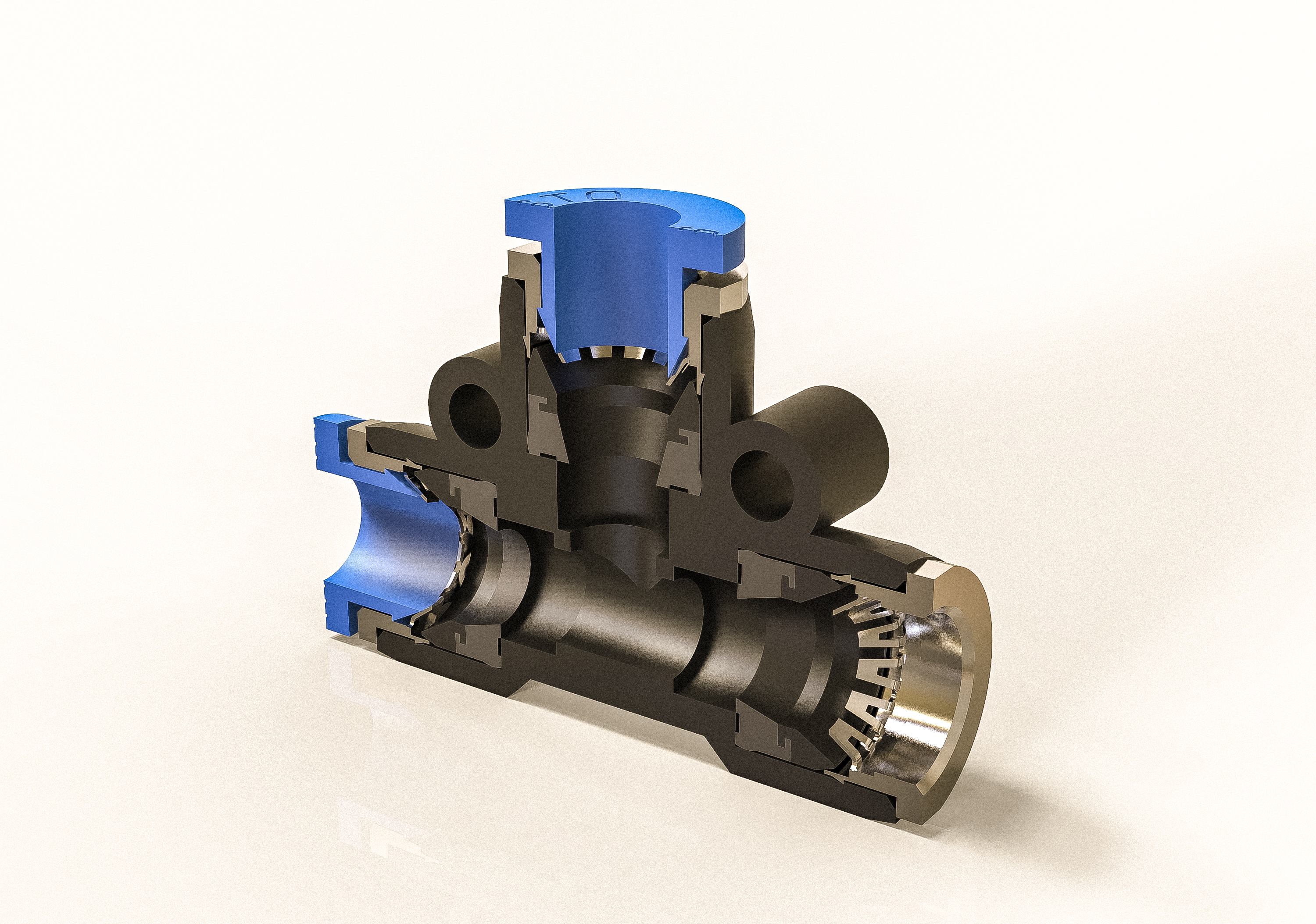 三通连接器气动接头毫米